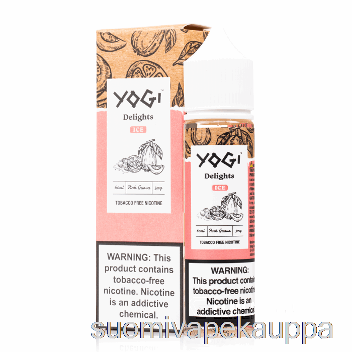 Vape Kauppa Pinkki Guavajää - Yogi Delights - 60ml 6mg